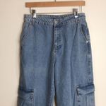 The Ragged Priest  ladies oversized 100% cotton cargo jogger denim jeans size 30 Photo 2