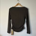 NWT OGL Brami Top Ruched Boatneck Thermal Built Photo 3