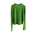 Club Monaco Women's Green Chunky Knit Pullover Sweater Size M Photo 3
