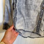 BDG Urban Outfitters Nelly Plaid Women’s Button-Down Faded Blue Wash Shirt XS Photo 6