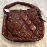 Free People  Movement Surplus Shine Carryall Bag Purse Nutshell Brown NWT New Photo 6