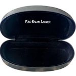 BLACK POLO RALPH LAUREN SUNGLASS CASE HARD SHELL VELVETY INTERIOR Photo 2