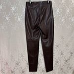 Ann Taylor  Women's Brown Leather Pants NWT Photo 7
