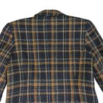 Norton Mcnaughton Vintage  Tweed Blazer Jacket Two Button‎ Black Brown Women's 8P Photo 4