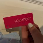 Xhilaration Xhiliration Light Blue Bikini Top, Size L, NWT Photo 2