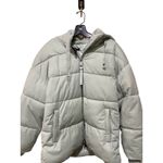 AQUA Hooded Puffer Coat Small Celadon Size Medium Photo 2