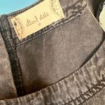 Altar'd State Black Distressed Burnout Fringe Button Up Back Sleeveless Blouse M Photo 6