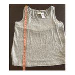 Soma  Intimates Cozy Brushed Tank Top Gray Marled Sleeveless Womens Size M NWT Photo 3