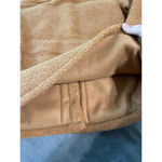 Marine layer NWT  Eden Sherpa Overshirt Cashew Size Large Cozy Warm Neutral Photo 13