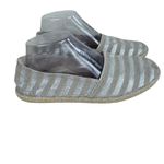 Alex + Alex Tan Silver Shimmer Slip On Espadrilles Loafers 40 8.5 Photo 1