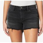 joe's jeans High Rise Frayed Hem Jean Shorts Newport Black Distressed Womens 23 Photo 0
