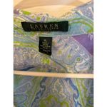 Ralph Lauren Lauren  Petite Paisley Print Button‎ Down Shirt Photo 2