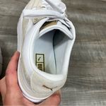 Puma Mayze Stack Cord Sneakers Shoes Size 10 Platform Chunky Leather Suede White Photo 8