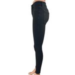 American Eagle  Next Level Stretch Black Skinny Leg Mid Rise Denim Jeans Pants 2 Photo 1
