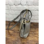 Kate Spade  River Bixby Place Hare Grey Gray Patent Leather Crossbody‎ Gold Chain Photo 2
