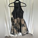 Ombre Prom NWT A Line Sequins Chucky Jewel Lace Mesh Homecoming Cocktail Dress 6 Photo 4