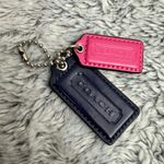 Coach  Ikat Scribble Crossbody Purse Navy Pink Patent Leather Vintage C1376F24446 Photo 11