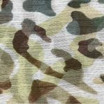 Liz Claiborne  Green Animal Print Chiffon Pintuck Blouse MP Sheer Y2K Retro Boho Photo 7