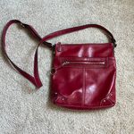 Nine West Vintage  Red Faux Leather Crossbody Bag Photo 0