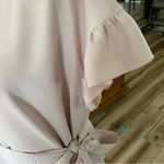 Wilfred  Aritzia Ninette Ruffle Wrap Dress in Powder Pink size S Photo 9