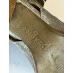 Paul Green Cayanne Peep Toe Bootie Sandals Woven Metallic Leather Comfort US 7.5 Photo 6