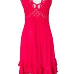 Free People  Adella Slip Dress in Bright Red Size S Photo 0