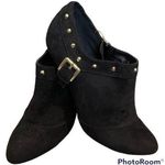 Metaphor Women’s Black Suede Ankle Boots Size 8.5 Photo 0