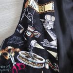 Nicole Miller Vintage 90s Silk Movie Production Actor Actress TV Film Theme Vest Photo 8