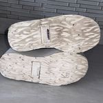 DEMONIA White Iridescent Boots Lace Up with Zipper White Size 6 Photo 5