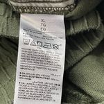 Old Navy High-Rise Straight Pants Womens Size XL Green Linen Rayon Comfort Waist Photo 4