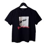 SheIn T Shirt Your Lollipop Photo Graphic Tee Top Short Sleeve Cotton Solid L Photo 6