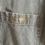 VINTAGE | Blue Boxy Denim Short Sleeve Western Shirt | Size Small Photo 1