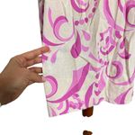 Maje  Pink Cream Printed Muumuu Dress Photo 4