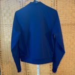 Adidas Blue Zip Jacket with Ribbed Cuffs Photo 2