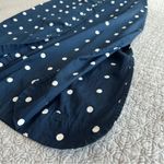 Old Navy Polka Dot Cut Midi Out Shirt Dress Navy Blue White Size S Photo 10