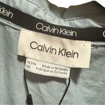 Calvin Klein XL BLUE Button Shirt Dress
TIE Collared Signature Big Pocket NWT Photo 6