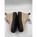 Last Rocky Cream Nubuck Leather Lug Sole Boots Purple Laces Women's Size Us 7 Photo 13