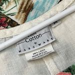 Hot Cotton Dress linen tropical midi womens Cream (medium) novelty summer beach White Photo 1