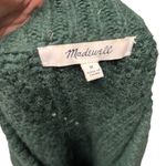 Madewell  Women's Charley Sweater Crewneck Cableknit Forest Green Size medium Photo 2
