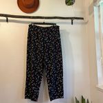 Stone Gear Vintage Blue Cottage Floral Elastic Waist Relaxed Pants Size Large Photo 13