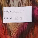 Daytrip Mult-Color Print Peasant Blouse Size Large Lantern Sleeve Blouse Photo 7