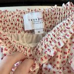 The Shirt by Rochelle Behrens Floral Ruffle Mini Skirt XS White Photo 2