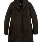 Elie Tahari  down fill cocoon puffer jacket charcoal size M Photo 0
