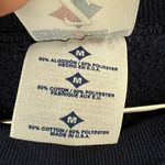 Jerzees Vintage New York USA Navy Blue Embroidered Flags Sweatshirt Size M Photo 6