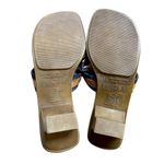 Montego Bay Club Y2K Denim Leather Heels Sandals Size 6 New Brazil Photo 4