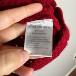 Find Me Now color block crochet tie cardigan sweater Red Photo 4