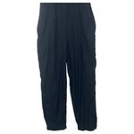 Abercrombie & Fitch Abercrombie Fitch Jumpsuit Womens XS Lightweight V Neck Short Sleeve Pockets Blk Photo 2