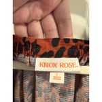 Knox Rose  Leopard Print Smocked Waist Boho Dress‎ Size Large Photo 1