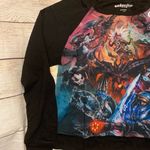 Hot Topic Heros of the Storm XL Women’s Sweater Purple Black Photo 1