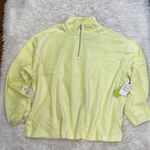 BP NWT X Wildfang Quarter Zip Mock Neck Velour Corduroy Pullover Photo 1